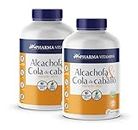 Pharma & Vitamins (Pack 2) - Alcachofa y cola de caballo - 180 Cápsulas- 6 meses - Contribuye a eliminar la retención de líquidos y favorece la digestión.