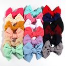 120pcs13CM 5.1" New Seersucker Waffle Hair Bows For Headbands Boutique Accessory