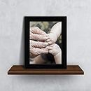 ArtzFolio Wall & Table Photo Frame D4 | Wall Photo Frame Collage for Living Room | Picture Frames Home & Wall Decoration | Black | Single Unit | With Back Stand | 6x8inch