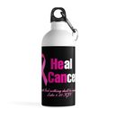 Breast Cancer Awareness Pink Ribbon Stainless Steel Water Bottle