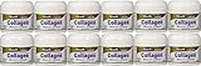 Collagen Beauty Cream Made with 100% Pure Collagen Promotes Tight Skin Enhances Skin Firmness 2 OZ. Jar PACK of 12