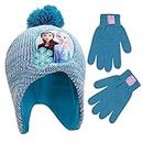 Disney Girl's Toddler Winter Hat, Kids Gloves Or Toddlers Mittens, Frozen Elsa and Anna Baby for Boy Beanie Hat, Pantone/Silver, 4-7 Years US
