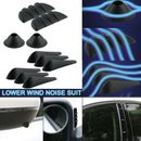 Car Wind Noise Car Exterior Accessories 10Pcs Black Reduction Universal