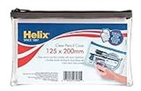 Helix - Kit de estuches (12 unidades, 200 x 125 mm), transparentes