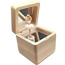 falado 18 Note Wind Up Solid Wood Ballerina Girl Music Box (Maple Wood)