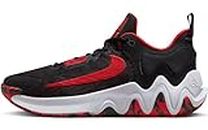 Nike Men's Giannis Immortality 2 Athletic Basketball Shoes, Black/University Red-Wolf Grey, 10.5
