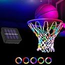 Mojedi 2024 Solar led Basketball net Light, Remote Control, Change Color by Yourself, Waterproof, Super Bright, Play Outdoors at Night, Good Gift for Children. Night Basketball net can be Illuminated