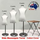Adjustable Cotton Cover Child Form Mannequin Torso Iron Stand Dummy Model Kids O