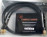 CARDAS  INTERCONNECT CABLE  IRIDIUM  2x1m RCA connectors  CERTIFICATED LEADTIME!