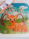 Timber Wooden Kids Jigsaw Puzzle Bambi Reindeer Hess Spielzeug Jigsaw Puzzles