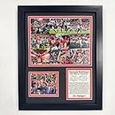 Legends Never Die, Inc. Georgia Bulldogs | 2022 CFP National Champions | 12"x15" Framed Photo Collage (Mosaic)