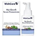 WishCare Hair Growth Serum Concentrate - 3% Redensyl, 4% Anagain, 2% Baicapil, Caffeine, Biotin, Plant Keratin & Rice Water - Hair Growth Serum for Men & Women