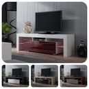 Moderne Meuble TV Lowboard Table TV 160 cm - Porte brillante - 16 couleurs -M16