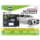 Slime 50150 Flat Tire Puncture Repair, Pro-Series, Emergency Kit for Car Tires, Includes Sealant and Tire Inflator Pump, Suitable for Cars and Other Highway Vehicles,Black