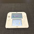 NINTENDO 2DS GAME CONSOLE RED AND WHITE WITH GAME