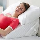 Bed Wedge Pillow for Sleeping, Adjust to Your Comfort, 7-in-1 Incline Body Positioner Memory Foam Adjustable Pillow Wedge. Helps with Acid Reflux, Sleep Apnea, Gerd, Heartburn, Back & Knee Pain