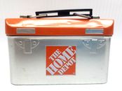 Mini caja de herramientas The Home Depot 2009 metal lata tarjetero de regalo descontinuado