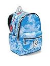 Victoria's Secret PINK Campus Backpack Blue Tie Dye With Roses