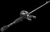 Lew's Classic Black Speed Spool Baitcast Reel and Fishing Rod Combo, 6-Foot 6-Inch 1-Piece Fishing Rod, 6.4:1 Gear Ratio, Black