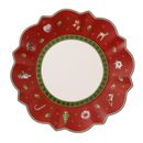 Villeroy & Boch Toy's Delight Bread & Butter Plate - 17cm Red