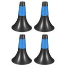 4Pcs 7"x9" Cone Marker Agility Training Obstacle Sports Equipment Black Blue
