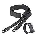 1 & 2 Point Sling Tactical Gun Sling with Buttstock Sling Attachment Strap for Rifle, Airsoft, Shotgun