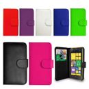 Flip Wallet Leather Case Cover For Nokia Lumia Phones Free Stylus