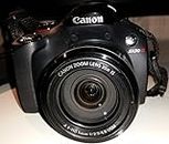 Canon PowerShot SX30 IS Digitalkamera (14 MP, 35-fach opt. Zoom, 6,8cm (2,7 Zoll) Display, bildstabilisiert) schwarz
