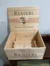 Renieri Brunello Di Montalcino Wine Box Case Wooden Crate