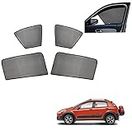 Auto Addict Car Half Magnetic Sunshade Curtain (Side Windows,4 Pcs) for Fiat Avventura