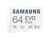 Samsung EVO Plus 64GB microSD SDXC U1 Clase 10 A1 Tarjeta de Memoria 130MB/S Adaptador 2021