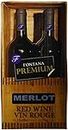 Australian Merlot Fontana Wine Home Brewing Kit | Wine Making Kit | 23 Liter Kit with Premium Ingredients