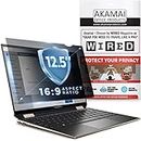 Akamai Office Products AP125W9B - Blickschutzfilter für Breitbild-Laptopdisplays mit 12,5 Zoll Bildschirmdiagonale