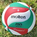 Molten V5M5000 Volleyball - Size 5, Soft Touch, Indoor/Outdoor PU Leather Ball