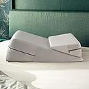 Avana Micro-Velvet Slant Combo 12” & 7” Height - Firm Density Bed Wedge Set for Back and Knee Support