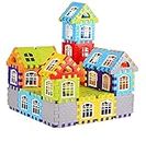 HHV Toys House Building Blocks Game Set for 3-8 Years Old Kids Boys & Girls,Multicolor,72 Piece (72 Pieces)