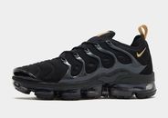 Nike Air VaporMax Plus Flyknit Shoes in Black and Gold