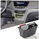Moittellc Center Console Storage Box Compatible with Cadillac XT5 2016-2023/XT6 2020-2023, ABS Console Storage Tray Organizer, Auto Interior Storage Accessories (Style B)