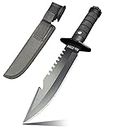 DOOM BLADE 11.1 inches Fixed blade Knife with Nylon Sheath, Survival Knife,Bowie Knives,Hunting tactical knife,Multifunction,For Outdoor, Hunting,Camping,Bushcraft (Knife * 1)