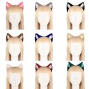 Kitten Ear Headbands Halloween Cosplay Costume Beast Ears Fursuit for Live Show