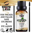 100% Pure Organic Castor Oil for Eyelashes ❤️ Eyebrows Hair Growth Body Care 🔥✅