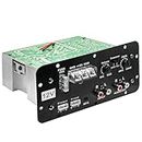 FABTEC 12V Dual Channel 120W Car Multi Channel Amplifier Stereo Power Mono Amp Audio, Bass Sub Woofer Kit, Monoblock, Class AB, Mosfet Power Supply