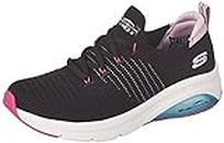 Skechers womens SKECH-AIR EXTREME 2.0-TIMELES BLACK/PURPLE Sneakers - 3 UK (149647-BKPR)