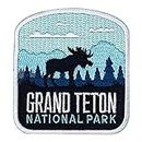 Vagabond Heart Grand Teton National Park Iron On Patch