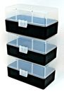 .556 CLEAR/BLACK (3) 50 ROUND BERRY'S PLASTIC AMMO BOXES Brand New