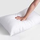 Softy Microfiber Super Soft and Comfortable Antibacterial & Anti-mite, Pillow for Sleeping, Neck, Back and Cervical Pain (White, Weight 600G, 17 x 27 Inch), Set of 2