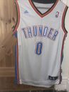 Russell Westbrook Oklahoma City Thunder #0 Jersey White/Blue