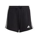 adidas Sportswear Essentials 3-Stripes Kids' Shorts, Black, 11-12 Years