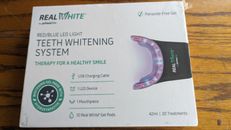 Sistema de blanqueamiento dental Primal Life Organics blanco real luz LED roja azul