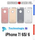 Coque Qi Apple iPhone 7/6/S Housse Etui Case Chargeur Wireless Qi sans Fil 